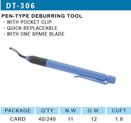 Pen-Type Deburring Tool